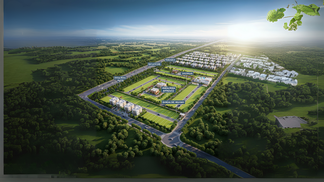 Open Plots for Sale Balanagar – 100 Ft Road | HMDA Approved