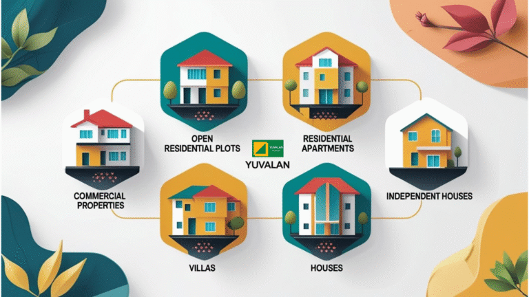 Open plots suitable for real estate investment